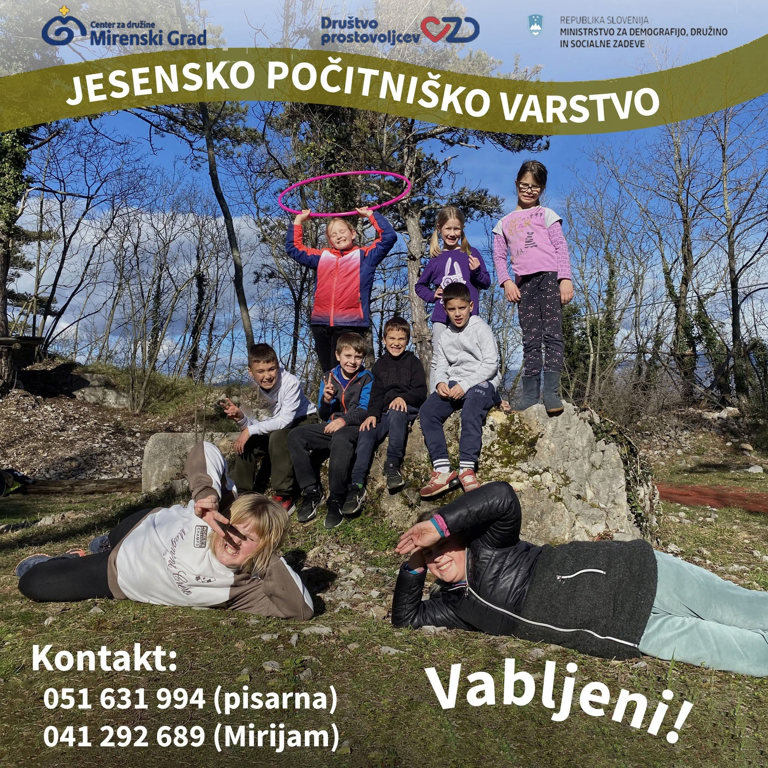 Jesensko počitniško varstvo 2026